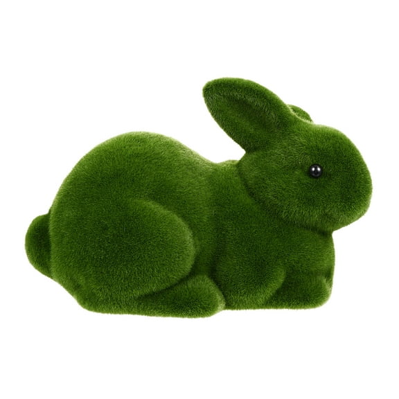 Artificial Moss Bunny Figurines Table Decors