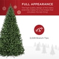 thumbnail image 3 of Árbol de Navidad Best Choice Products de 9 pies con 2028 puntas de rama, 3 of 7