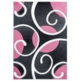thumbnail image 4 of United Weavers Drachma Salona Contemporary Paisley Runner Rug, Pink, 2'7" x 7'4", 4 of 5