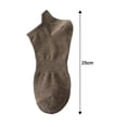 thumbnail image 6 of BAETEUY 1 Pair Men Boat Socks Low-cut Shallow Cotton Solid Color High Elasticity Anti-slip Soft Sweat-absorption Anti-shrink Sports Short Invisible Socks, 6 of 8