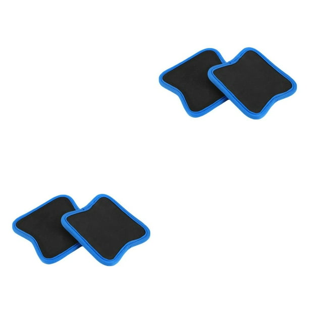 Almohadillas de levantamiento de pesas antideslizante Yuarrent 2piezas Azul