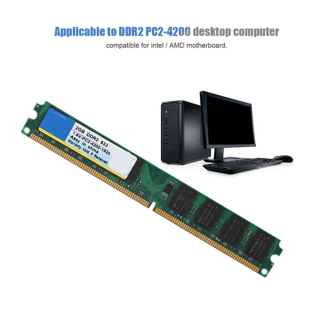 2G DDR2 RAM DDR2 533MHz Xiede DDR2 533MHz 2G 240PIN PARA BASE DE BASE DE DESCRITORIO MEMORIA RAM TOTALMENTE COMPATIBLE