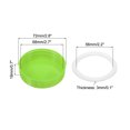thumbnail image 3 of Uxcell 70mm Regular Mouth Plastic Mason Jar Lids with Silicone Sealing Ring, Green 1Set/10 Pack, 3 of 5