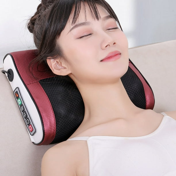 Puseky Shiatsu Pillow Massager with Heat Electronic Kneading Massage