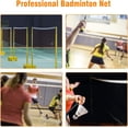 thumbnail image 3 of Volleyball Net（6.5 x 0.76m）, Badminton Net Volleyball Net, Volleyball Net Only Foldable Badminton Tennis Garden, Badminton Net Outdoor Training Court Outdoor Park, 3 of 4