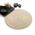 thumbnail image 4 of Round Circle Placemats Table Place Mats Kitchen Dinner Table Heat Pads 35cm BG, 4 of 8