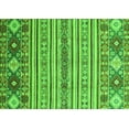 thumbnail image 1 of Ahgly Company Indoor Rectangle Oriental Green Modern Area Rugs, 2' x 5', 1 of 4