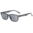 thumbnail image 4 of DEBGFS Retro Tinted Reading Glasses Blue Light Blocking, Fashion Rectangular Computer Readers Sunglasses Gray Lens Readers for Women Men Lightweight & Comfortable Anti Glare,Tortoiseshell,  +2.50, 4 of 5