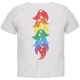 thumbnail image 2 of Halloween Rainbow Heart Unicorn Costume Pony Toddler T Shirt White 4T, 2 of 2