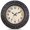 Black-10", variant on VOCOO Vintage Wall Clock, 10-Inch Quartz Battery Operated Retro Silent Non-Ticking Decorative Wall Clock for Home, Office