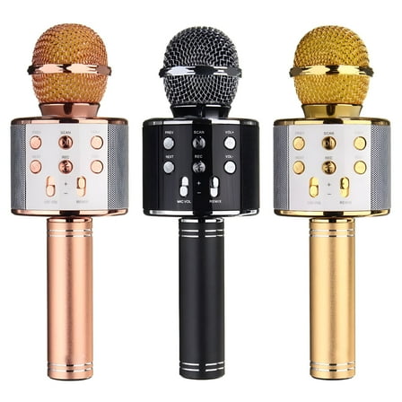 GJX Wireless Bluetooth Karaoke Microphone, 2 in 1 Portable Karaoke Machine Speaker for Android/iPhone/PC