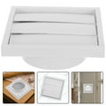 ITSELFER White Plastic Air Vent Cover Dryer Vents and Bathroom Exhaust