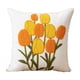 thumbnail image 2 of Funda de almohada con tulipanes, estilo campestre, para el hogar, sofá, mesilla de noche, oficina, cojín lumbar. Tamaño: 45 x 45 cm (17,72 x 17,72 pulgadas)., 2 of 6