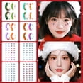 thumbnail image 2 of Daily Mix Store Christmas Glitter Face Stickers Waterproof Temporary Stickers for Festive Party, 2 of 9