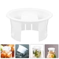 thumbnail image 3 of 2pcs Glass Water Pitcher Plastic Lids Reusable Beverage Pitcher Jug Lids for Replacement, 3 of 4
