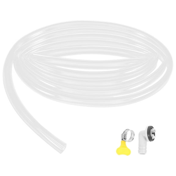 Air Conditioning Drainage Set Universal Drain Pipe Air Conditioner Drain Hose Window Ac Unit Hose Connectors Replacement for Draining Hose 6inch