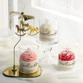 thumbnail image 1 of Fiudx Vela Romántica con Aroma a Peonía, Diseño Artesanal de Cera, Fragancia Duradera, Elegante Decoración Del Hogar, Regalo Ideal para San Valentín, Cumpleaños y Ocasiones Especiales. Tamaño: 8 X 6,, 1 of 7