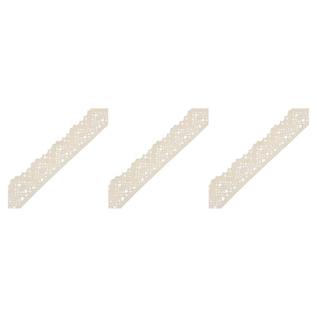 ZheElen 1 Roll Lace Craft Ribbon Stylish DIY Craft Sewing Accessory Lace Trim Type11 3Set