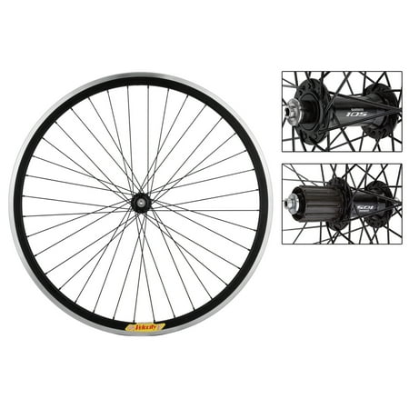 - Velocity Deep-V Road Bike Wheelset 700c Black 8/9/10/11-Speed