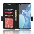 thumbnail image 4 of Designed for OnePlus 9 Pro Case, Luxury PU Leather Wallet Phone Case with Card Holder Flip Kickstand Drop Protection Phone Case Cover for OnePlus 9 Pro 6.7 inch - Black, 4 of 5