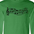 thumbnail image 4 of Inktastic Music Staff Musical Long Sleeve T-Shirt, 4 of 5