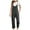 Dark Gray, variant on aidice Summer Overalls for Women Casual Deep V Neck Spaghetti Strap Comfy Fitting Pants Jumpsuits with Pockets