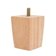 thumbnail image 2 of Protoiya 4PCS Height Sofa Legs Wooden Furniture Legs Replacement Armchair Cabinet Feet Wood Cabinets Legs Straight Wood Color for Couch Ottoman Dresser(Natural 15CM), 2 of 10