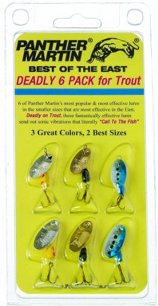 Panther Martin Best of The East Spinner Fishing Lure Kit Multi