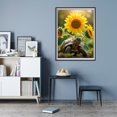 thumbnail image 7 of Diamond Art Kit for Adults, Tortoise With Sunflower Backdrop Diamond Painting for Adults Beginners, 5D DIY Diamond Art Painting Kits, Colorful Diamond Painting Craft for Home Decor 12x16, 7 of 7