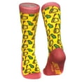 thumbnail image 2 of Tacos and Avocado Women's Novelty Crazy Food Crew Socks,Funny Taco Cozy Dress Socks, 2 of 9