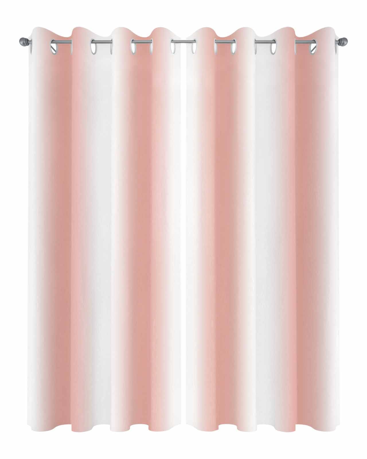 nqOlkjepod Outdoor Curtains for Patio Waterproof, Pink Ombre Outdoor Privacy Panels Grommet, Farmhouse Modern Abstract Art Blackout Outside Curtains for Porch/Cabana/Pergola 54"x108", 2 Panels