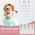 4 Pcs Pilot Eye Test Ophthometric Chart Poster Posters Visual Exam