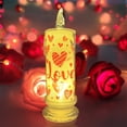 thumbnail image 4 of SATRINO Valentine's Day Pillar Candles Flameless LED Red Heart Candles Battery Operated 7.9 Inch Christmas Candle for Valentine Anniversary Wedding Home Table Decoration(Heart), 4 of 8