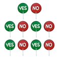 thumbnail image 3 of BELOVING 10 Pieces Classroom Voting Paddles Handheld Judging Paddles for Home Student yes or no, 3 of 10
