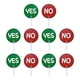 thumbnail image 3 of 10 piezas de paletas de votación para el aula, letreros de interacción, suministros ligeros para votación sí o no, 3 of 9