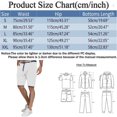 thumbnail image 5 of Aayomet Shorts Bouton Shorts Rayés Colorblock Poche Plage Pantalons Décontractés (Gris, S), 5 of 5