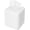 White, variant on Tissue Box Cover with Base, Square Plastic Tissue Box Holder Decorative Tissue Cover Modern Cube Facial Tissue Dispenser for Bathroom Vanity Countertop, Living Room, Bedroom, Office