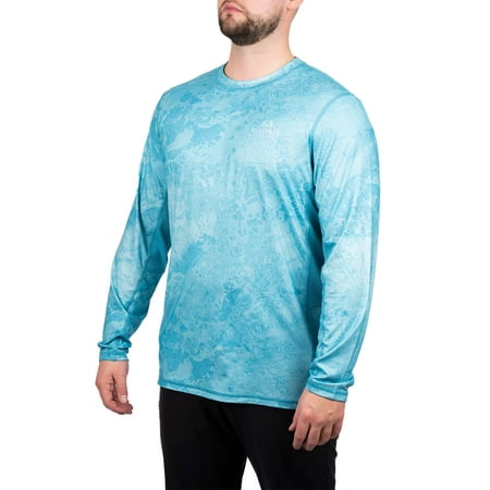 Realtree Fishing Men s Reversible Performance Fishing Tee Shirt