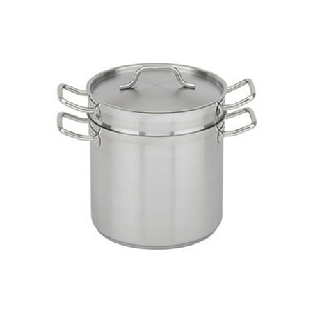 Stage Boiler - Winware by Winco Stainless Double Boiler With Cover 16 Quart