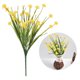 thumbnail image 1 of Flores Artificiales, Tallo Largo de color Amarillo Brillante Flores Falsas Ramo Centrales Flores en la Vida Con Follaje Verde Flores Artificiales Para El Mobiliario Festivo, 1 of 7