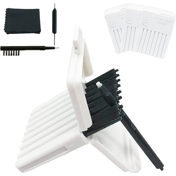 MiniReceiver Wax Guards Filters for Signia/Siemens Hearing Aids - MiniR Waxtraps with Cleaning Brush Kit Tools and Carry Case -3packs (24 Pieces)
