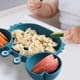 thumbnail image 4 of Yyhh Silicone Plates Set for Toddlers with Suction Spoon and Fork, 4 of 5
