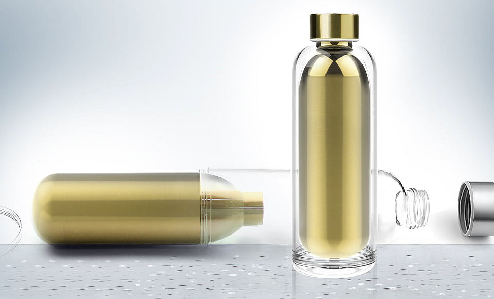 ASOBU Escape The Bottle Insulated Tumbler, Champagne - 17 oz