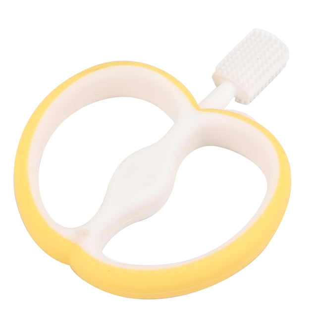 Silicone Toothbrush,Fruit Shaped Silicone Baby Baby Toothbrush Infant Toothbrush Enhanced Durability