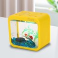 thumbnail image 4 of Aquarium Économe en Énergie Élégant Réutilisable avec Fenêtre d'Alimentation Terrarium pour Poissons Fournitures Ménagères, 4 of 4