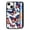 American Butterfly, variant on Cool Black Cat for iPhone 15 Case, Cute Aesthetic Classic Grid Jigsaw Puzzle Shock-Absorbent Protective,Black