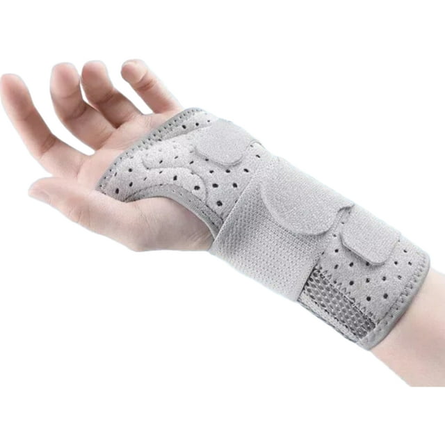 Decodeary Support And Ergonomic Wrist Brace For Arthritis Pain Relief Th-umb Protector Splint Right Grey - Left hand L