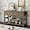 Wash Grey, variant on Karl home Console Table Entryway Desk, Sofa Side Table with 3 Drawers 2 Bottom Storage Shelves, Vintage TV Stand for Hallway Living Room Office, Wash Grey 29.9" H