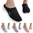thumbnail image 4 of Mepaouo Women's Slip on Mule Sneakers Memory Foam Knit Backless Walking Casual Shoes for Gym Workout, 4 of 6