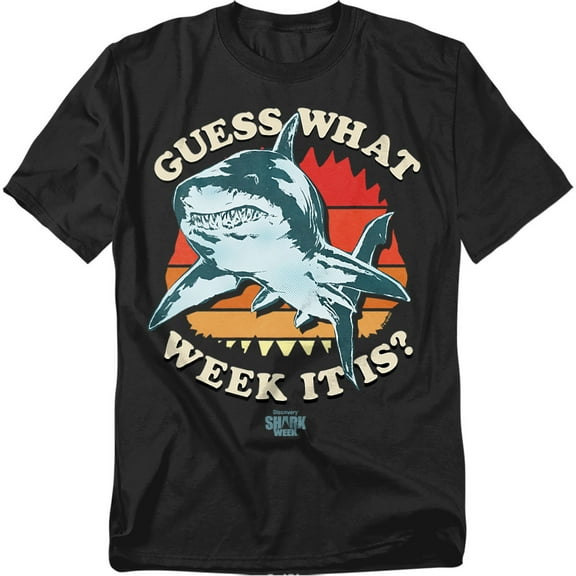 Shark Week: Television Series T-Shirt Officialy Licensed Guess The Week Unisex Graphic Tee for Men & Women